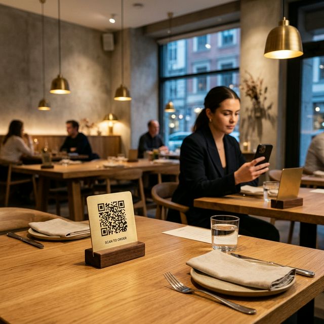 Modern Restaurant QR Ordering